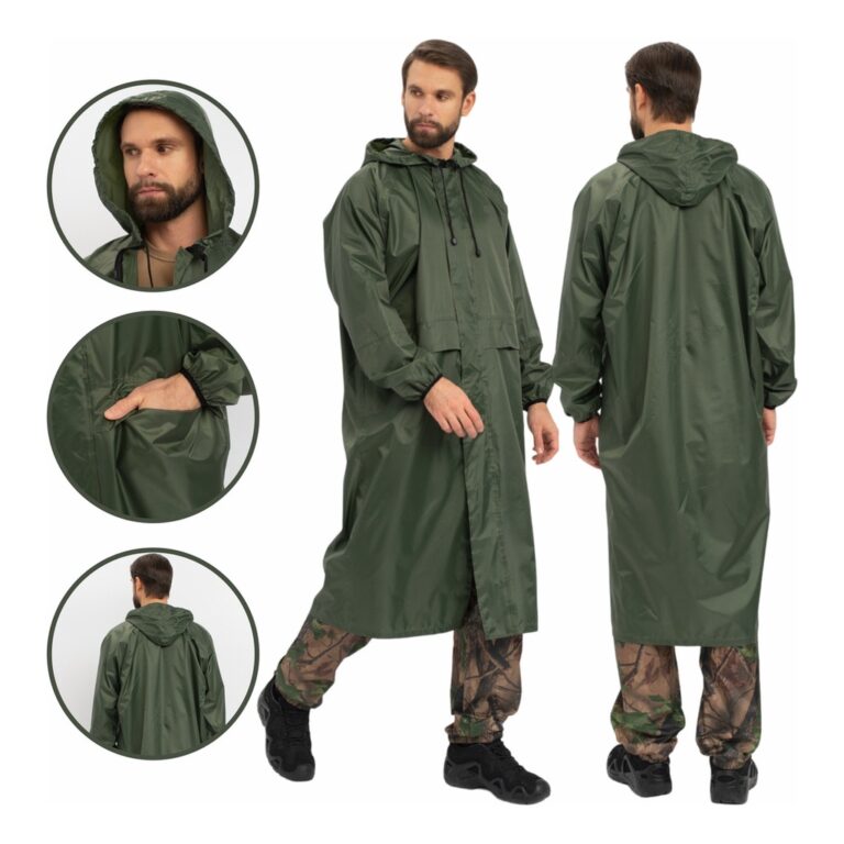 Capa De Chuva P/ Pesca Pescaria Militar Reforçada