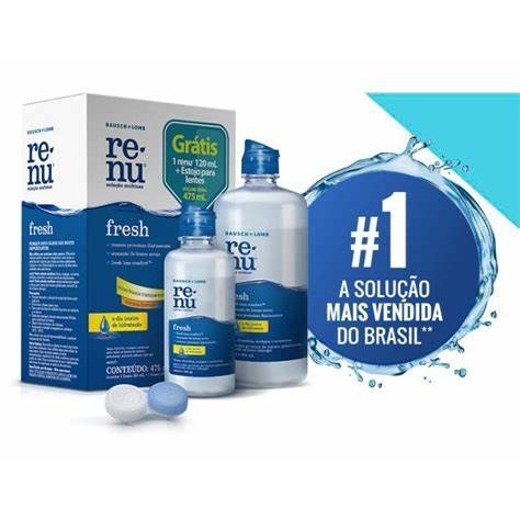 Renu solução para lente contem 1 frasco de 120 m