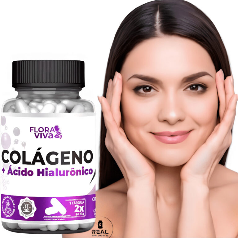 Colágeno Com Ácido Hialurônico Puro 60 Caps 500