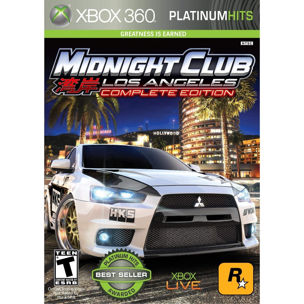 Midnight Club Los Angeles Complete Edition – Xbox 360 Desbloq LT