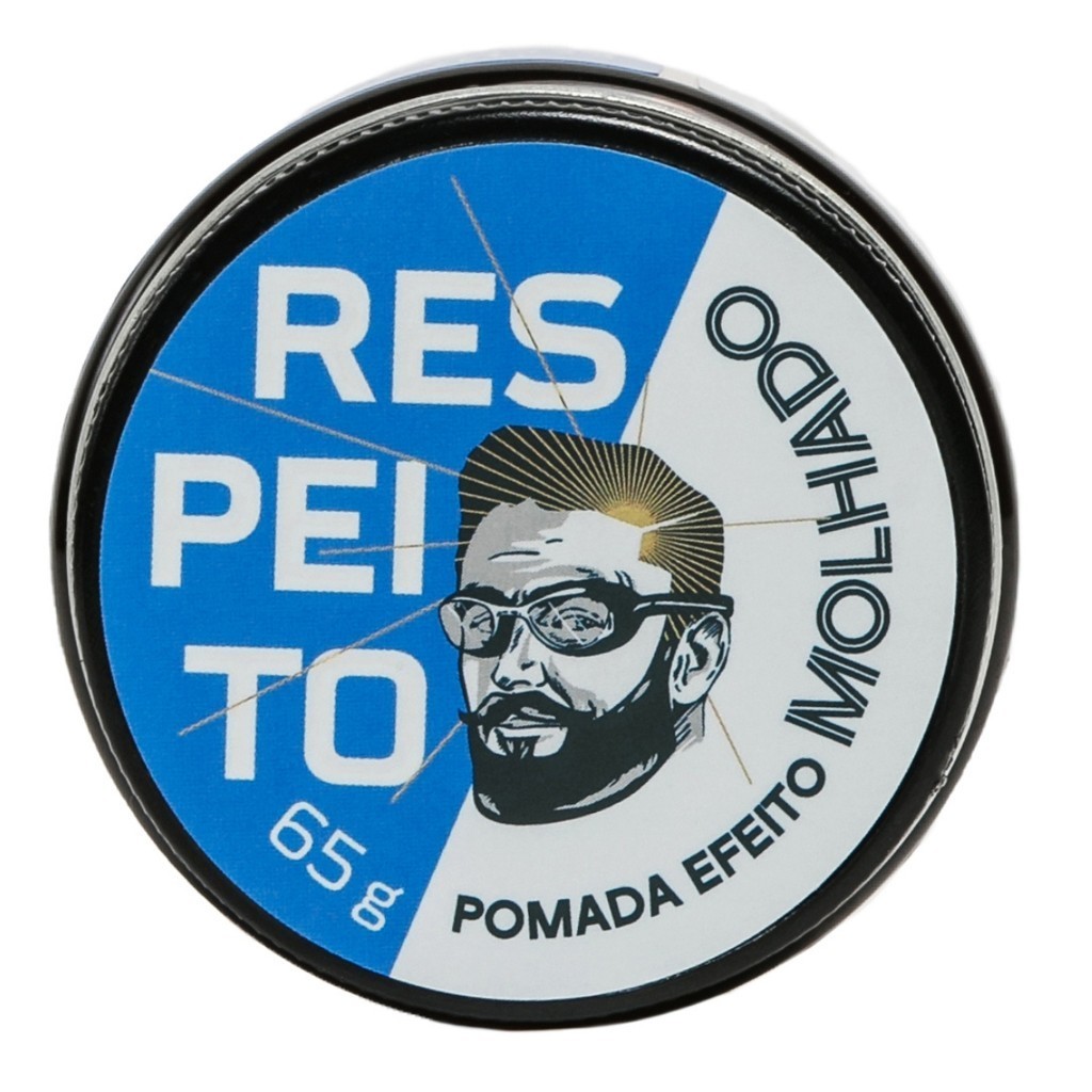 Cera Modeladora Efeito Molhado Barba de Respeito 65g Premium