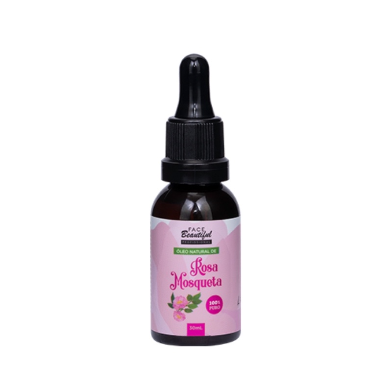 Óleo Natural de Rosa Mosqueta com Conta Gotas – 30ml