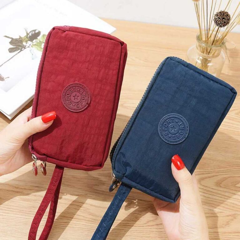 Bolsa Necessaire Pequena Retangular  em Tctel Nylo