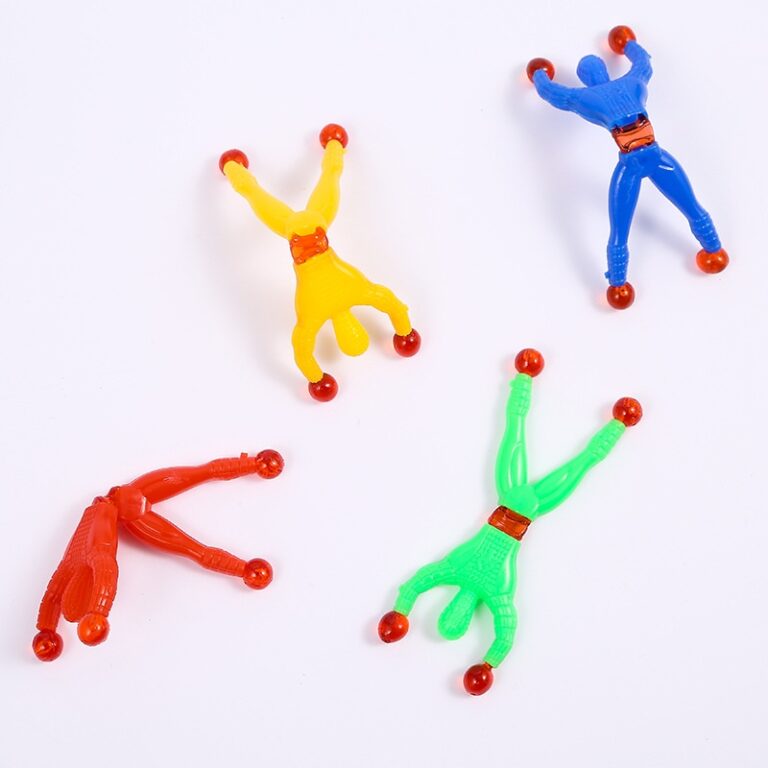 Kit 5 Boneco Gruda e Desce na Parede Ninja Color h
