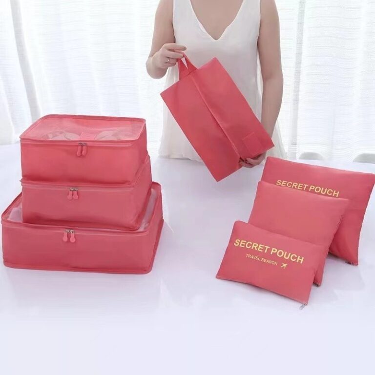 Kit 6 Organizador De Mala De Bagagem Viagem  Neces