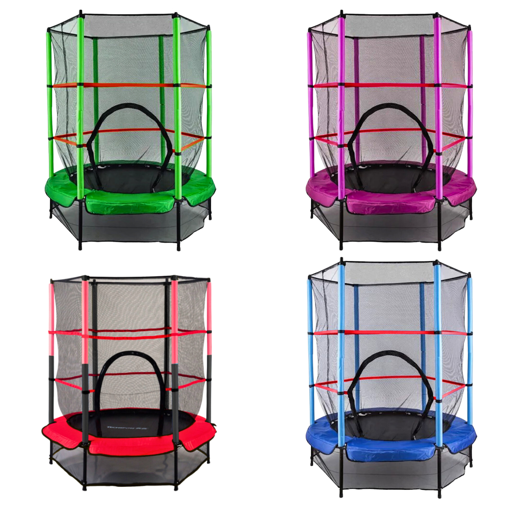 Cama Elástica Infantil Pula Pula Trampolim 1,60 M Colorida Capacidade pra 100kg 1600cm World Brinque