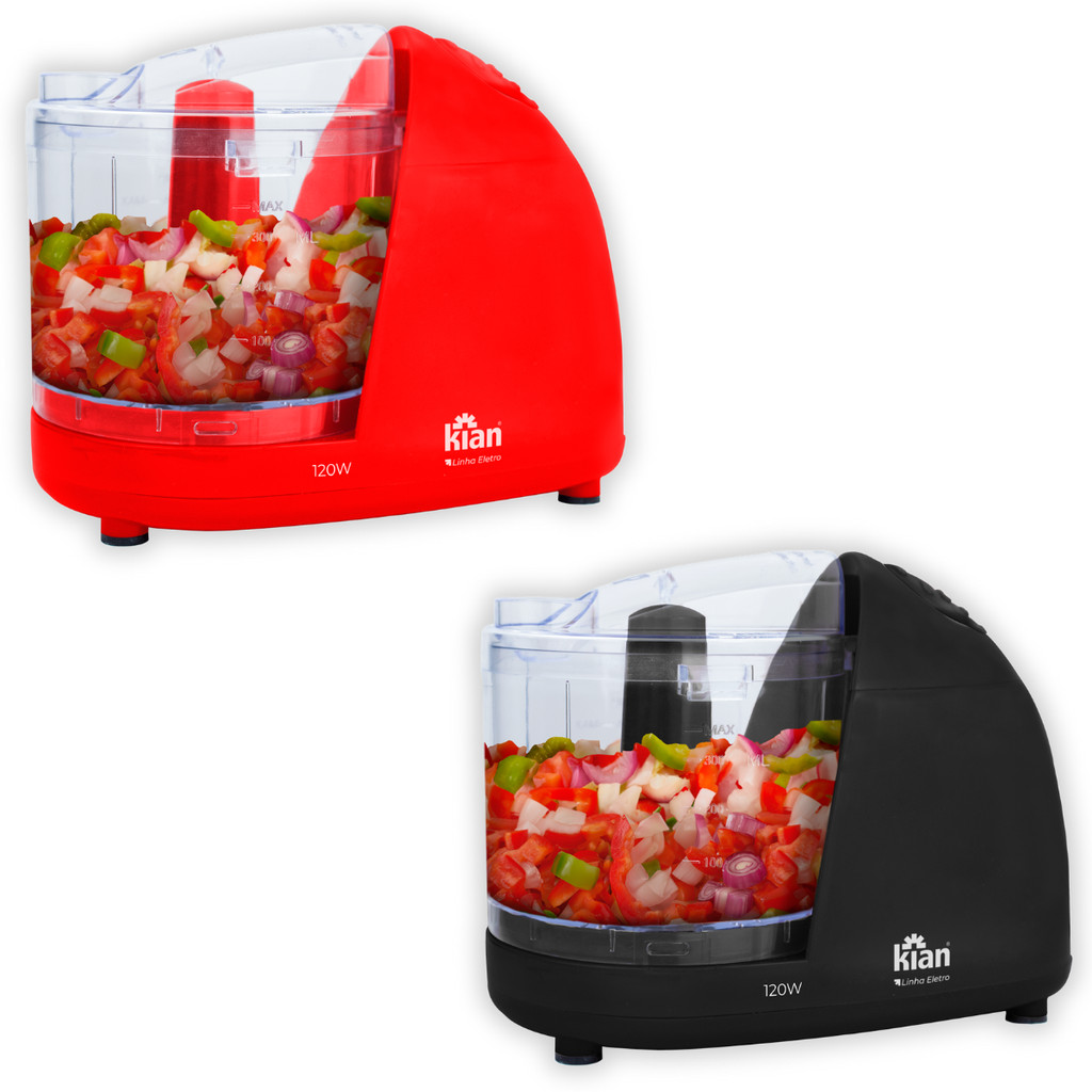 Mini Processador De Alimentos Elétrico Turbo Triturador Alho Cebola Legumes Compacto Casa – Kian