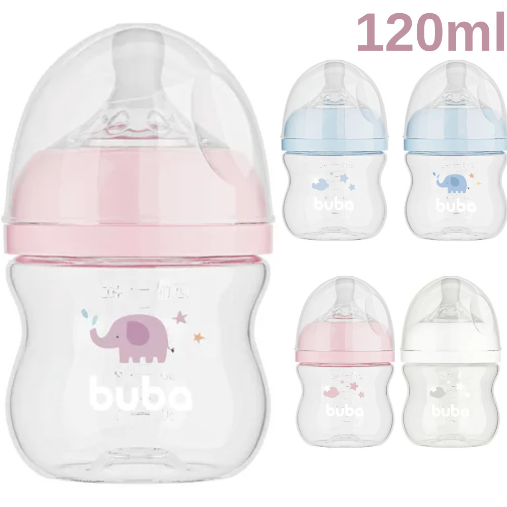 MAMADEIRA EASY FLOW ANTICÓLICA +0 MESES 120ML – BUBA