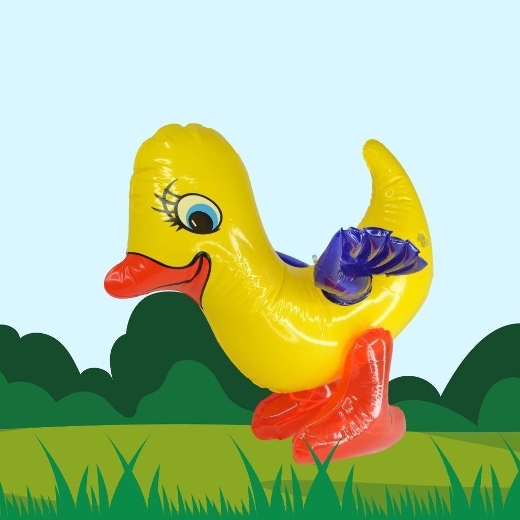 Brinquedo De Banho De Pato Patinho Inflável para Piscina Boia infantil Brinquedos De Banho