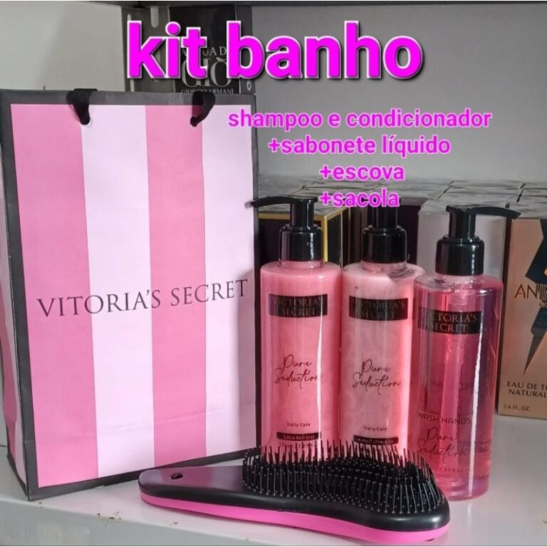 kit presente Victorias shampoo + condicionador + s