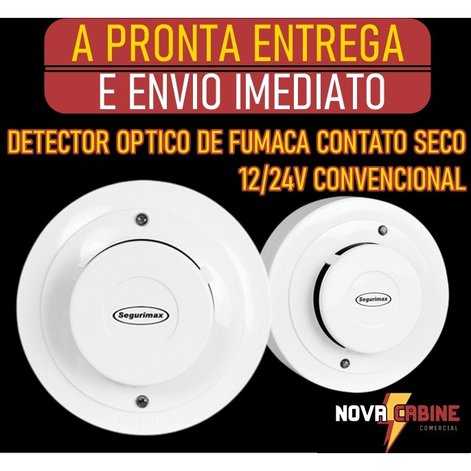 Detector Óptico De Fumaça 12/24V 26855 Segurimax