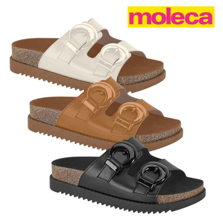 Sandália Feminina Birken Tratorada Flatform Molec