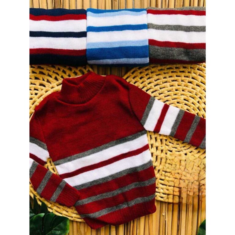 Blusa de Lã Infantil Menino Gola Alta Cacharrel &