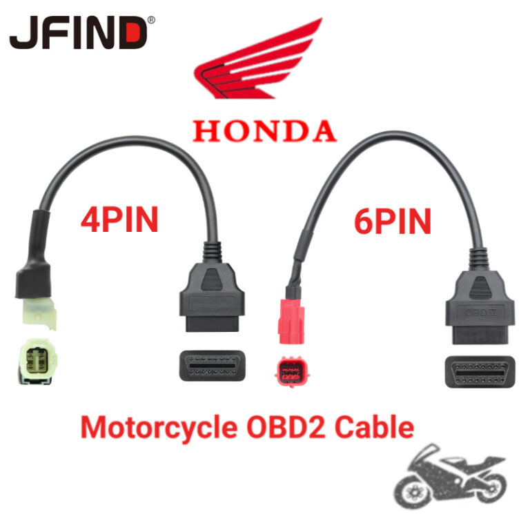 Cabo De Diagnóstico Da Motocicleta Honda 4 PIN Ou