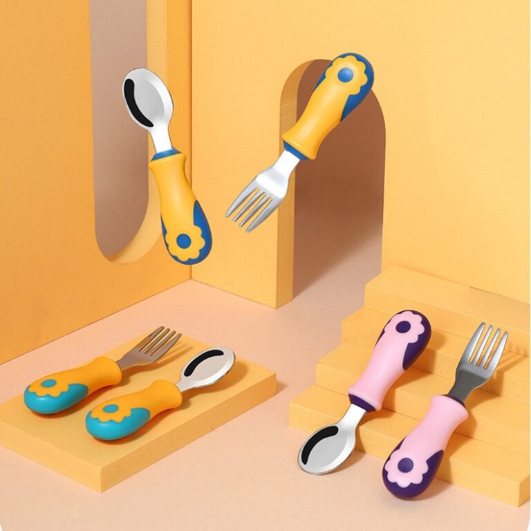 Kit Talher Infantil C/ Estojo Aço Inox 316 Colher