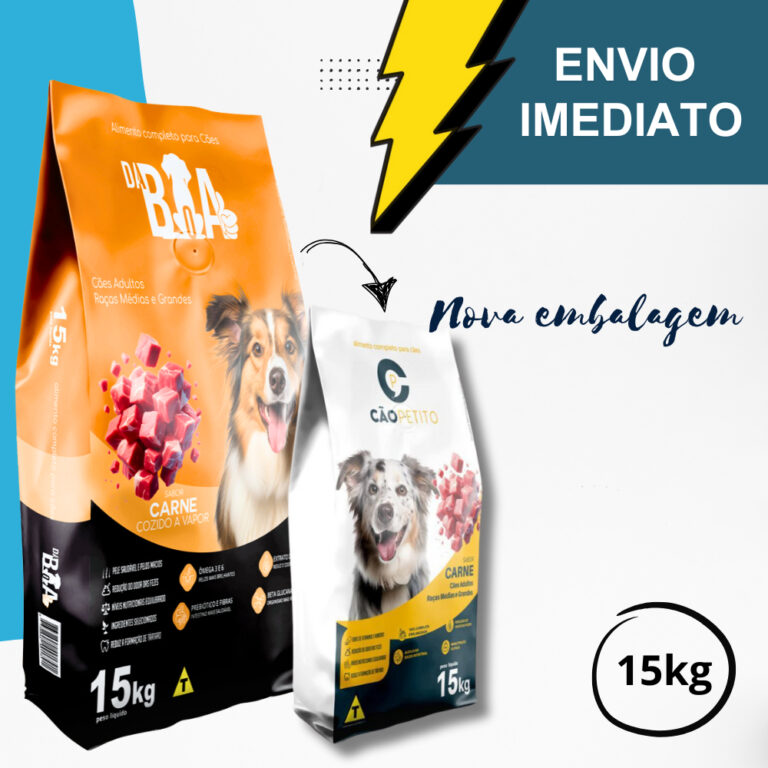 Ração Da Boa CÃOPETITO 15kg p/cães sabor carne