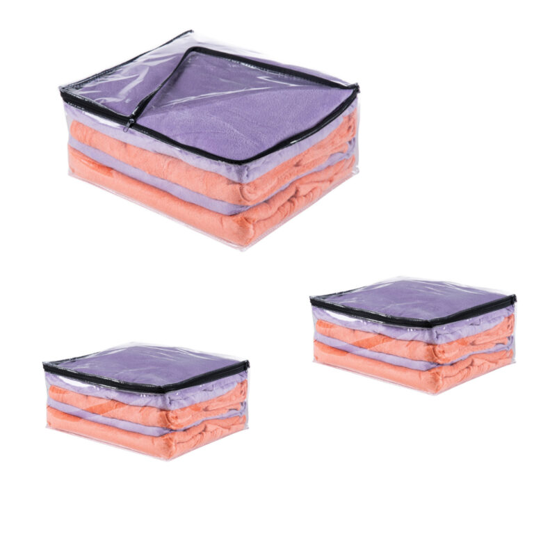 Kit 3 Saco Organizador Embalagem Transparente  Gua