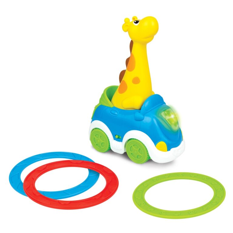 Brinquedo Infantil Girafa Argolinhas – Bate 