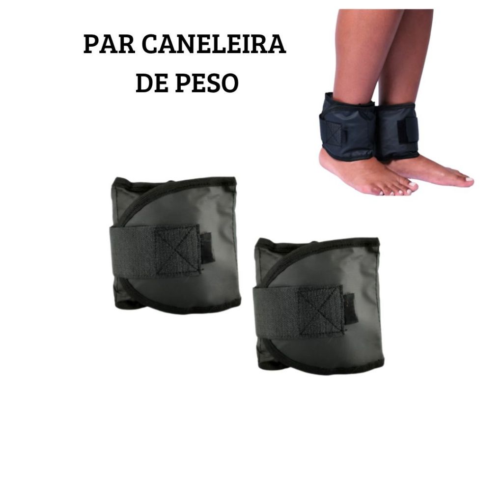 Par Caneleira Profissional Academia 1 Kg Ao 5 Kg – Peso De Perna Musculação Em Casa