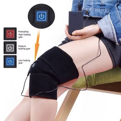 Joelheira Quente Elétrica USB Para Alivio De Dore