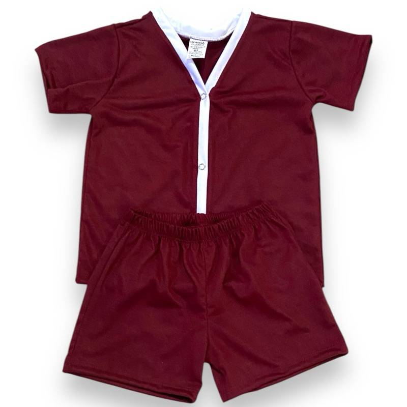 pijama americano infantil menino curto verão botões