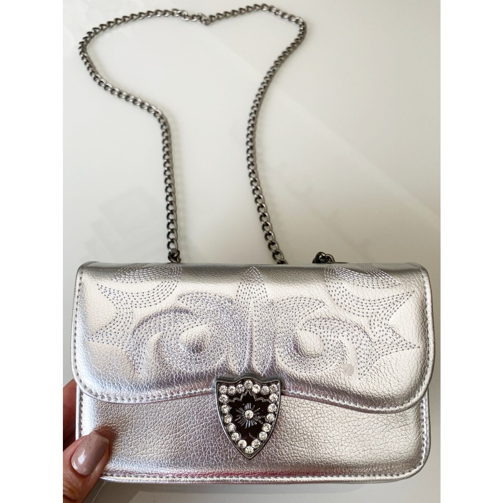 Bolsa Feminina Country Lançamento Metalizada Ana Castelo….ENVIO IMEDIATO