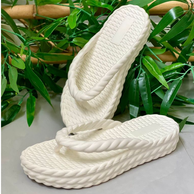 Chinelo 3 Tranças Feminino Plataforma Nuvem Ortop
