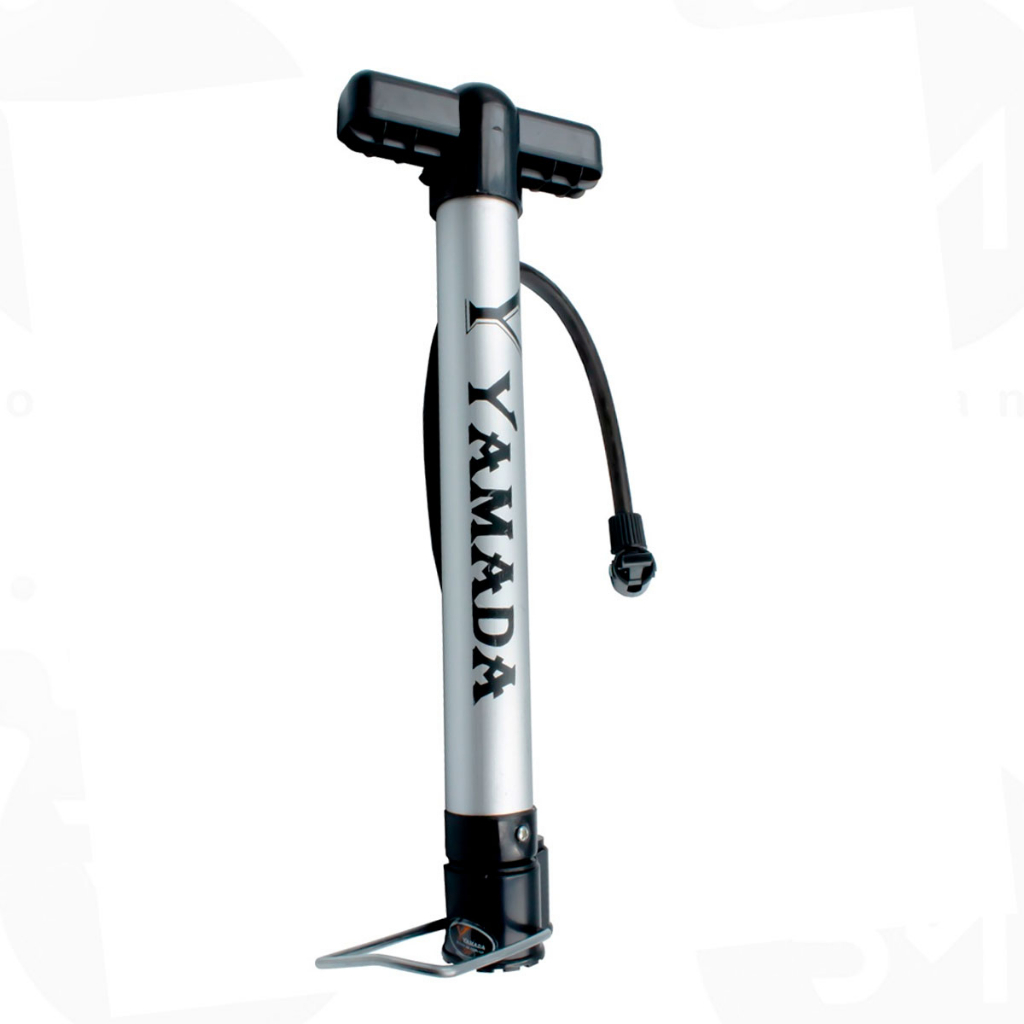 Bomba de Ar Bike Em Alumínio 30cm Yamada Portátil Encher Inflar Pneu Bike Bola Bico Fino Bico Grosso