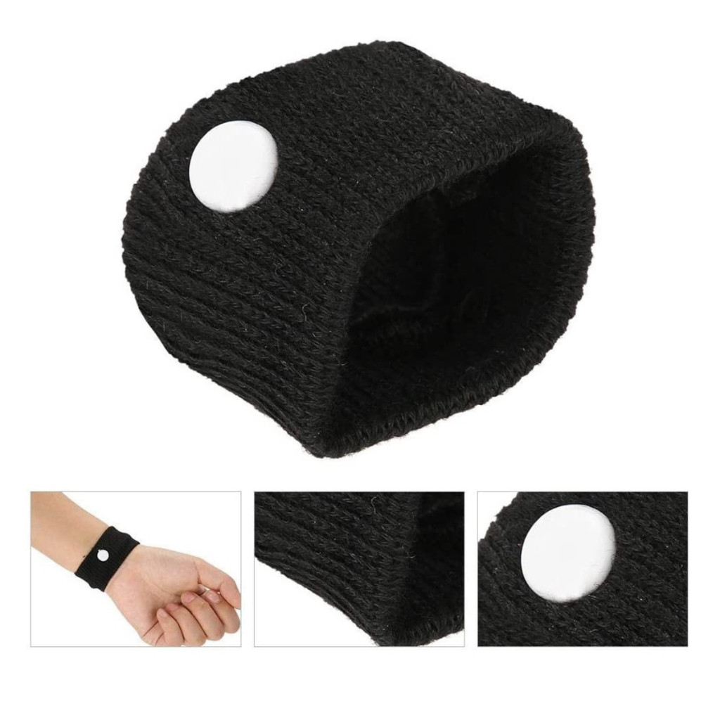 PAR DE PULSEIRAS ANTI ENJOO COM PONTO DE PRESSAO