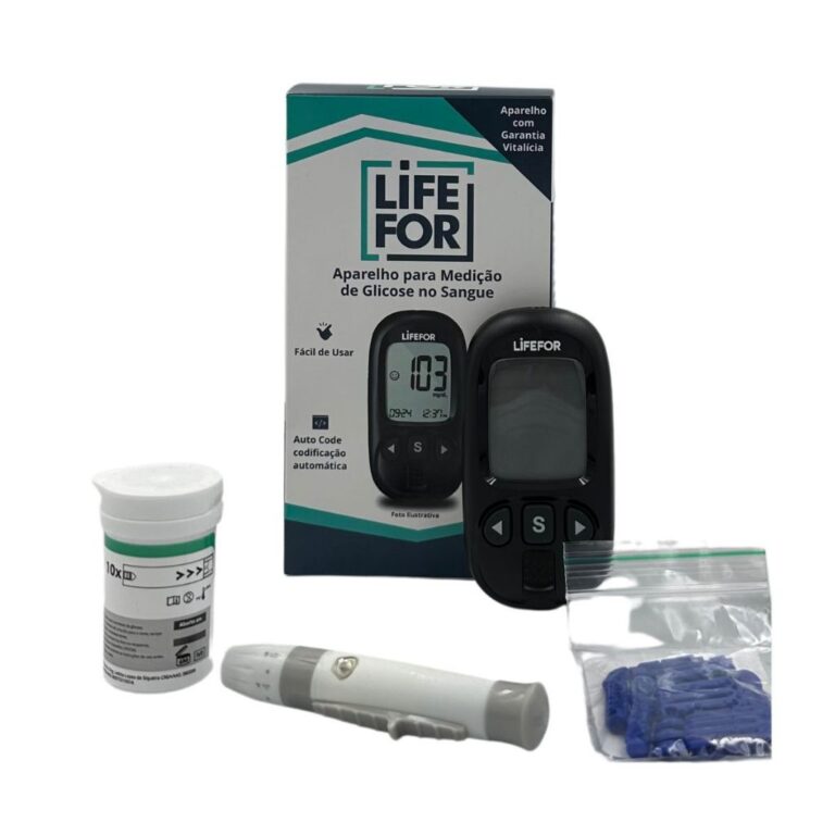 Glicosímetro Medidor De Glicose Diabetes Lifefor 