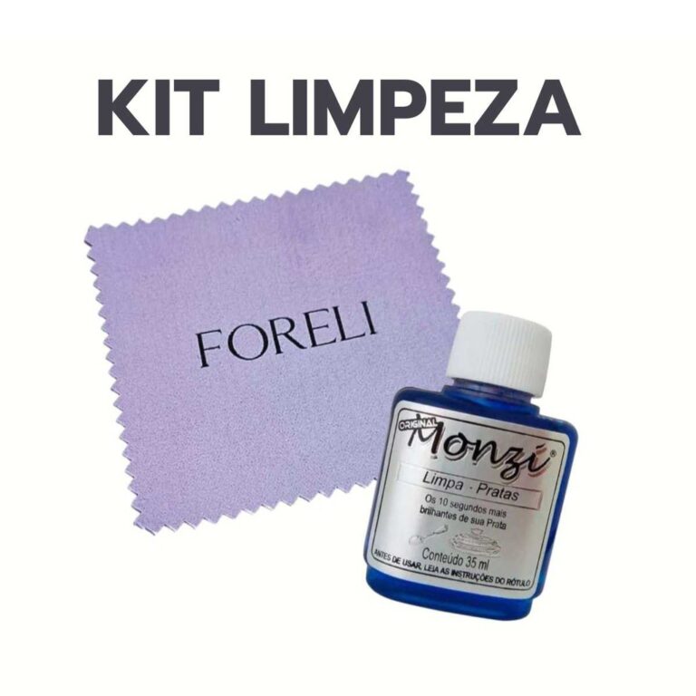 KIT Limpa Prata | Monzi 35ml + Flanela Mágica For