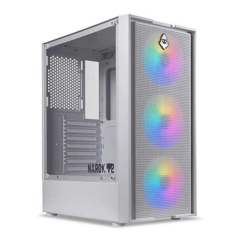 Gabinete Gamer Mancer Narok V2, Rainbow, Mid-Tower