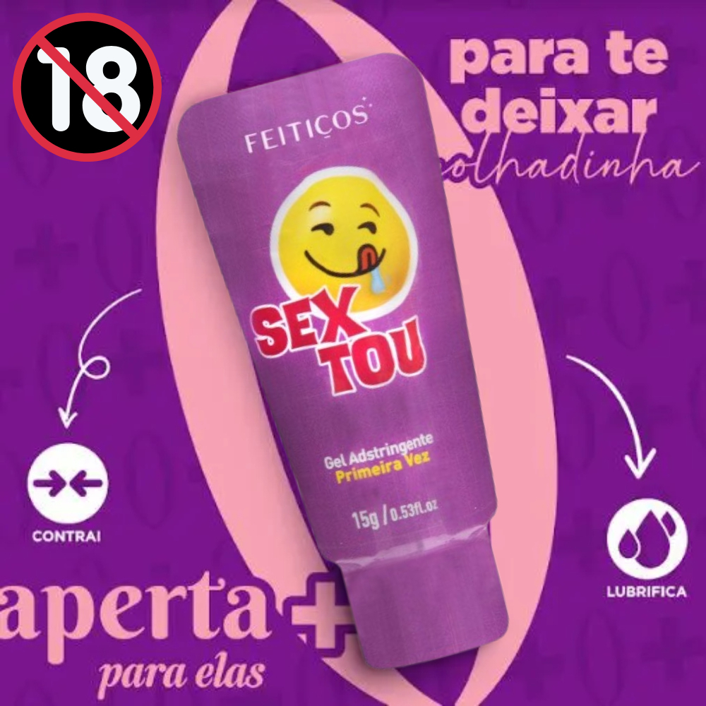 Sextou Gel Íntimo Estreitamento Vaginal Sensação de Virgem Novamente 15g Creme Vaginal Feminino