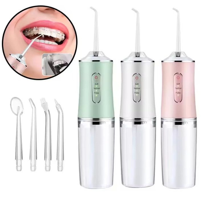 Irrigador Bucal USB Multifuncional 3 em 1 Jato Ág