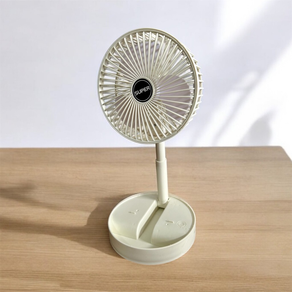 Ventiladores Portáteis  Silencioso de Mesa ou Mão Modelos Diversos com Led Redondo ou Quadrado
