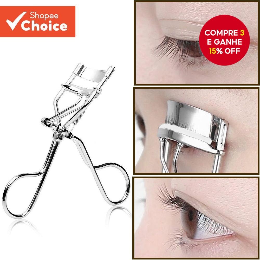 Modelador de Pestanas Poderoso de Aço Inoxidável com Clip de Cílios para Maquiagem e Ferramentas de