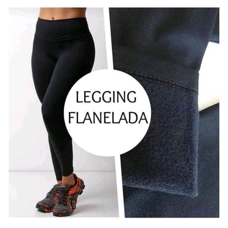 Legging Flanelada Grossa Calça Leg Peluciada Forr