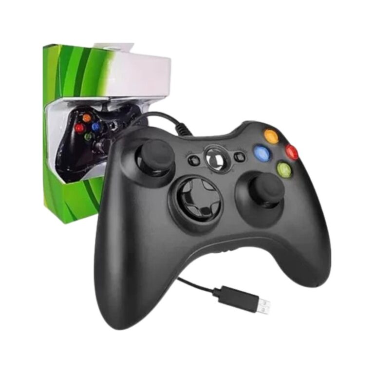 Controle De Xbox 360 Com Fio Para Video Game e pc 