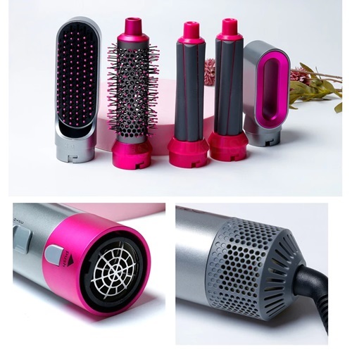 Escova Secadora De Cabelo 5 Em 1 De Ar 220v Quente