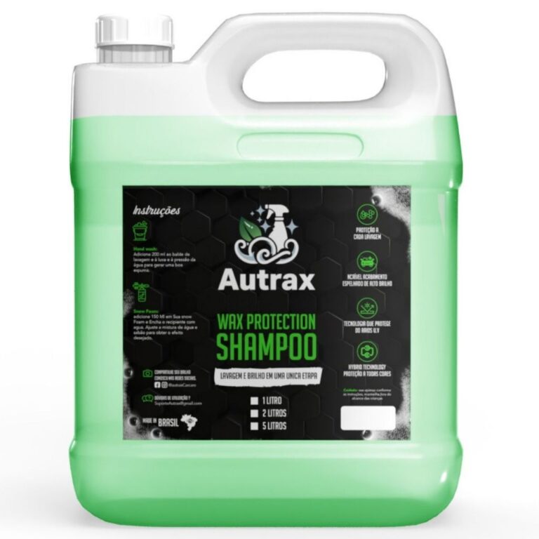 Shampoo Automotivo Com Cera De Carnaúba 5 Litros 