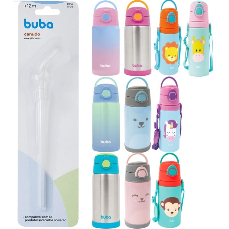 Canudo Reposição para garrafa buba original, kit