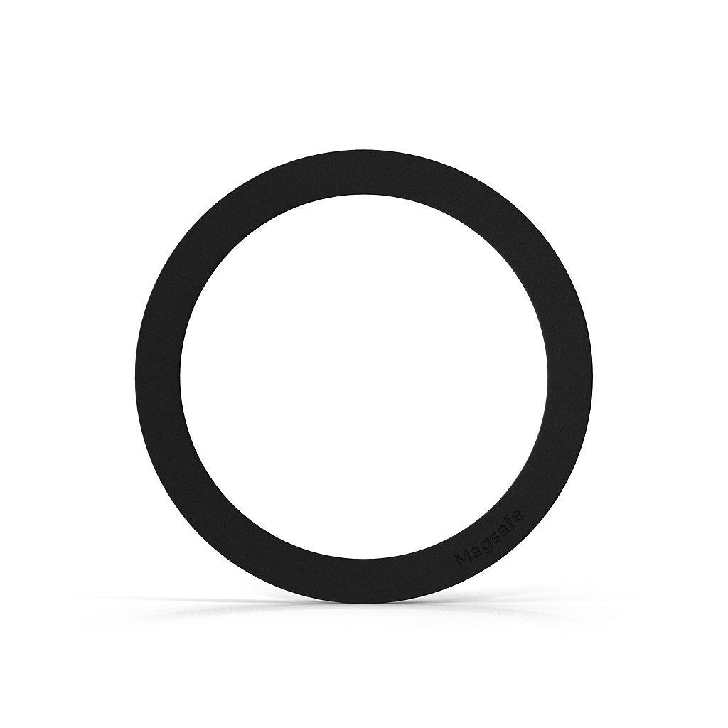 Anel Magsafe Gshield Preto Adesivo Magsafe para iPhone Samsung Xiaomi Simples Aro metálico
