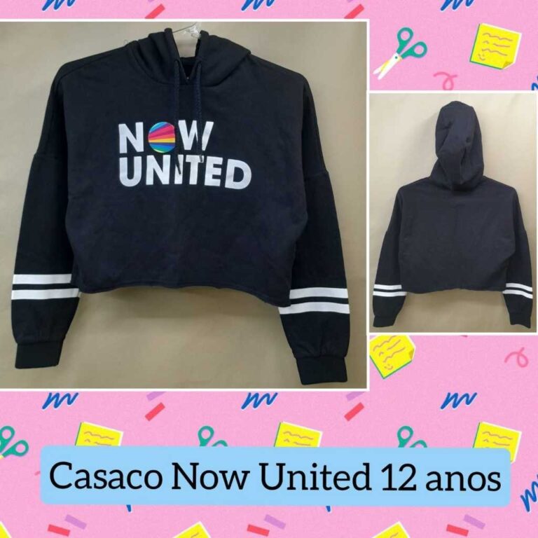 Casaco Now United 12 Anos Recicle Mamãe e bebe Br