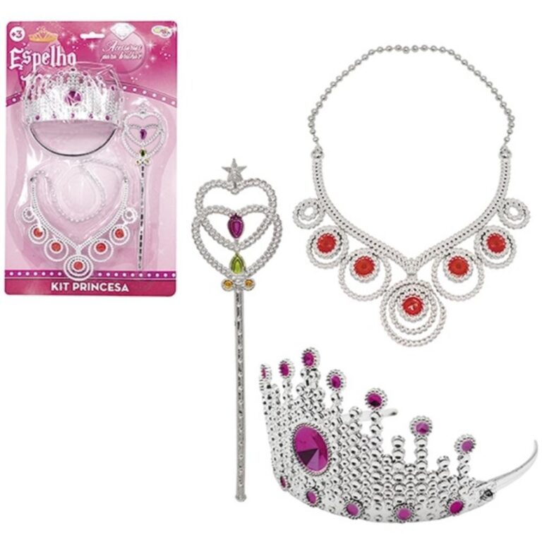 Kit de Acessórios Luxo Princesa – Coroa Var