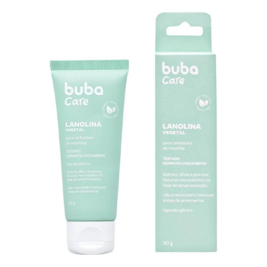 Lanolina Vegetal 30g Pomada Para Mamilos 16565 Buba Care