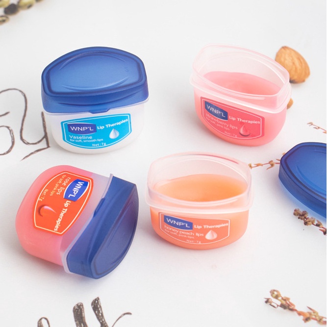 1 Set(4/ Items) Vaseline Lip Balm Em Caixa Hidrata