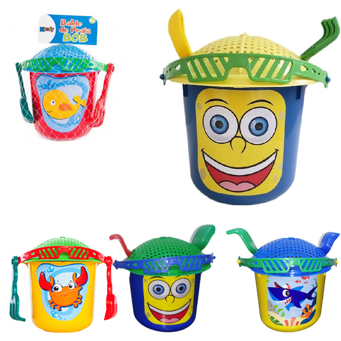 Baldinho de Praia Bob – Cores Sortidas ̵