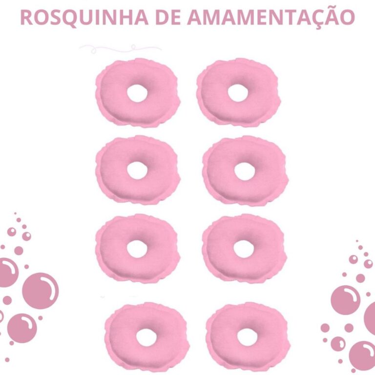 Kit 8 Rosquinhas De Amamentação Absorvente Prote