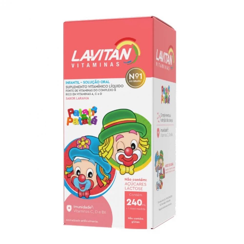 Vitamina Lavitan Patati Patatá Sabor Laranja Cimed