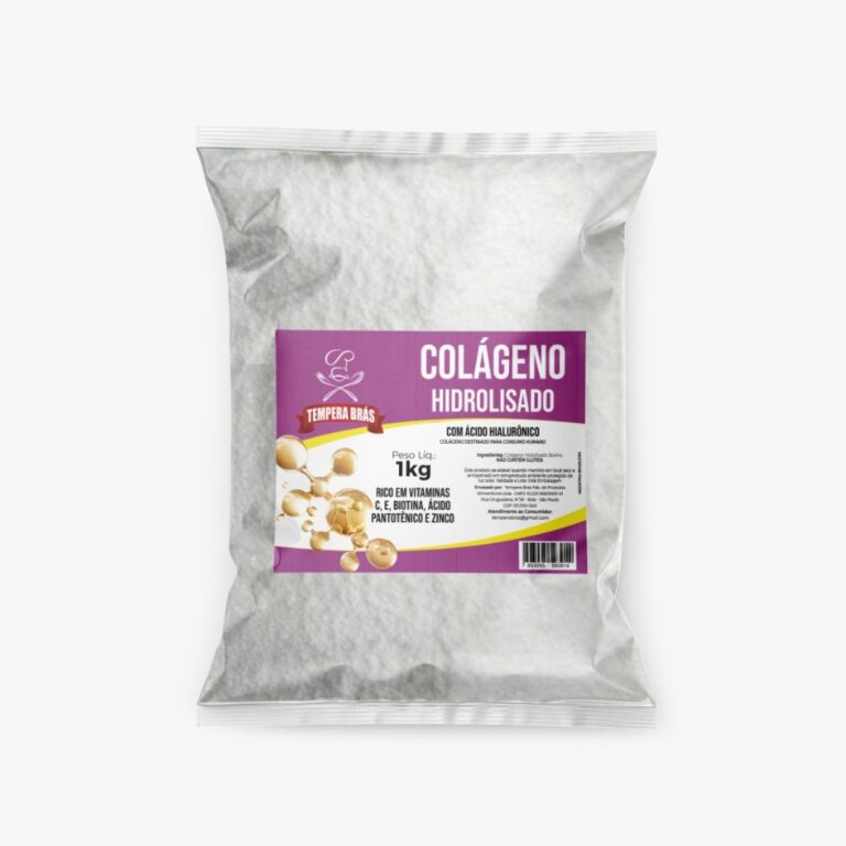 COLÁGENO HIDROLISADO 3KG  com ácido Hialurônico
